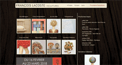 Desktop Screenshot of francois-lacoste-sculptures.com